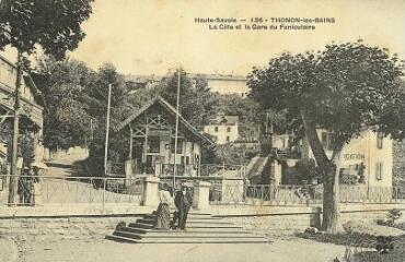 Thonon-les-Bains La Côte et la Gare du Funiculaire. [1900]