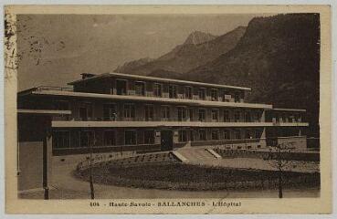 Haute-Savoie. Sallanches – l'Hôpital. 1934