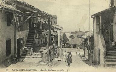 Thonon-les-Bains Rue des Pêcheurs. 1913