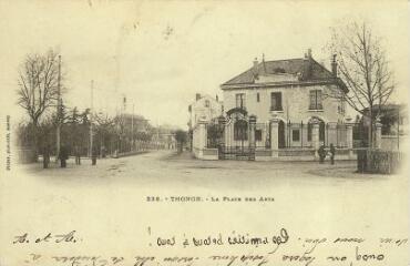 Thonon La Place des Arts. 1902