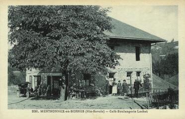 Menthonnex-en-Bornes Café boulangerie Lachat. [1920]