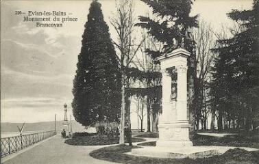 Evian Monument du prince Brancovan. [1920]