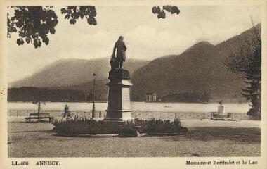 Annecy Monument Berthollet et le lac. [1912]