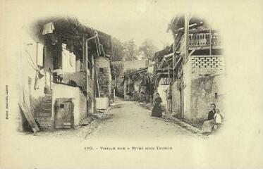 Thonon-les-Bains Vieille rue à Rives sous Thonon. 1900-1910