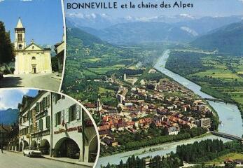 Bonneville et la chaîne des Alpes. [1980]