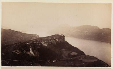 1 vue  - Panorama pris de l\'observatoire de Cessens, 28 juillet 1886 / Ernest Bovier. (ouvre la visionneuse)