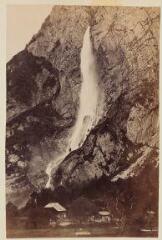 1 vue  - Saint-Gervais (cascade d\'Arpenaz) / Ernest Bovier. (ouvre la visionneuse)