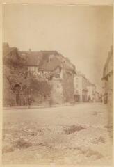 1 vue Anciens remparts d'Annecy. [Faub. de Boeux] / Ernest Bovier.