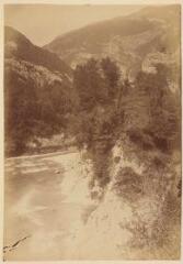1 vue Le Val du Fier, 1890 / Ernest Bovier.