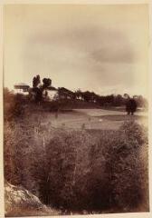 1 vue  - Ormaret et Pointe d\'Arvilon, vallée de Montjoie, 14 septembre 1891 / Ernest Bovier. (ouvre la visionneuse)