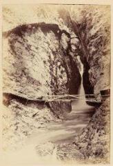 1 vue  - Gorge de la Diosaz, 17 septembre 1891 / Ernest Bovier. (ouvre la visionneuse)
