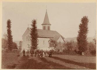 1 vue Eglise de la Combe de Sillingy, 1891 / Ernest Bovier.