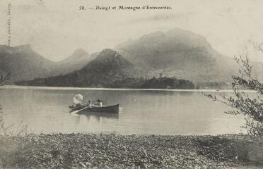 1 vue 58. Duingt et Montagne d'Entrevernes / Auguste et Ernest Pittier.