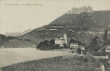 1 vue 80. Lac d'Annecy. Le Château de Duingt / Auguste et Ernest Pittier.