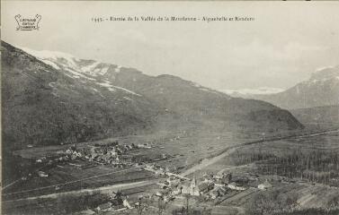 1 vue  - 1443. Entrée de la Vallée de la Maurienne. Aiguebelle et Randens / [E. Reynaud]. (ouvre la visionneuse)
