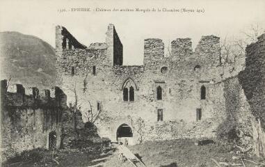 1 vue  - 1316. Château des anciens Marquis de la Chambre (Moyen Âge) / [E. Reynaud]. (ouvre la visionneuse)