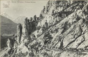 1 vue  - 1796. Sentier d\'Albanne à Valloire (Savoie) / [E. Reynaud]. (ouvre la visionneuse)