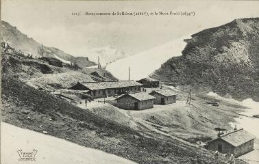 1 vue  - 1213. Baraquement de Sollières (2686 m), et le Mont-Froid / [E. Reynaud]. (ouvre la visionneuse)