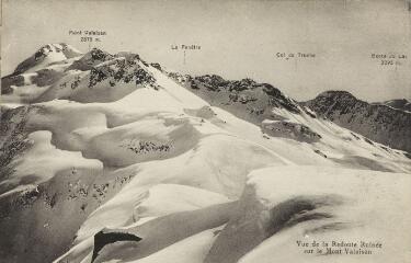 1 vue  - Vue de la Redoute Ruinée sur le Mont Valaisan / [s.n.]. (ouvre la visionneuse)