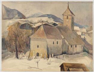 1 vue  - Arâches, Savoie, mars 1935 / Colette Richarme. (ouvre la visionneuse)