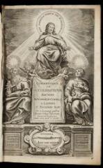 1126 vues  - Commentaria in ecclesiasticum/Cornelio Cornelii a Lapide. - Antuerpiae : Henricum et Cornelium Verdussen,1701. - (1040 p.) ; 35 cm. (ouvre la visionneuse)